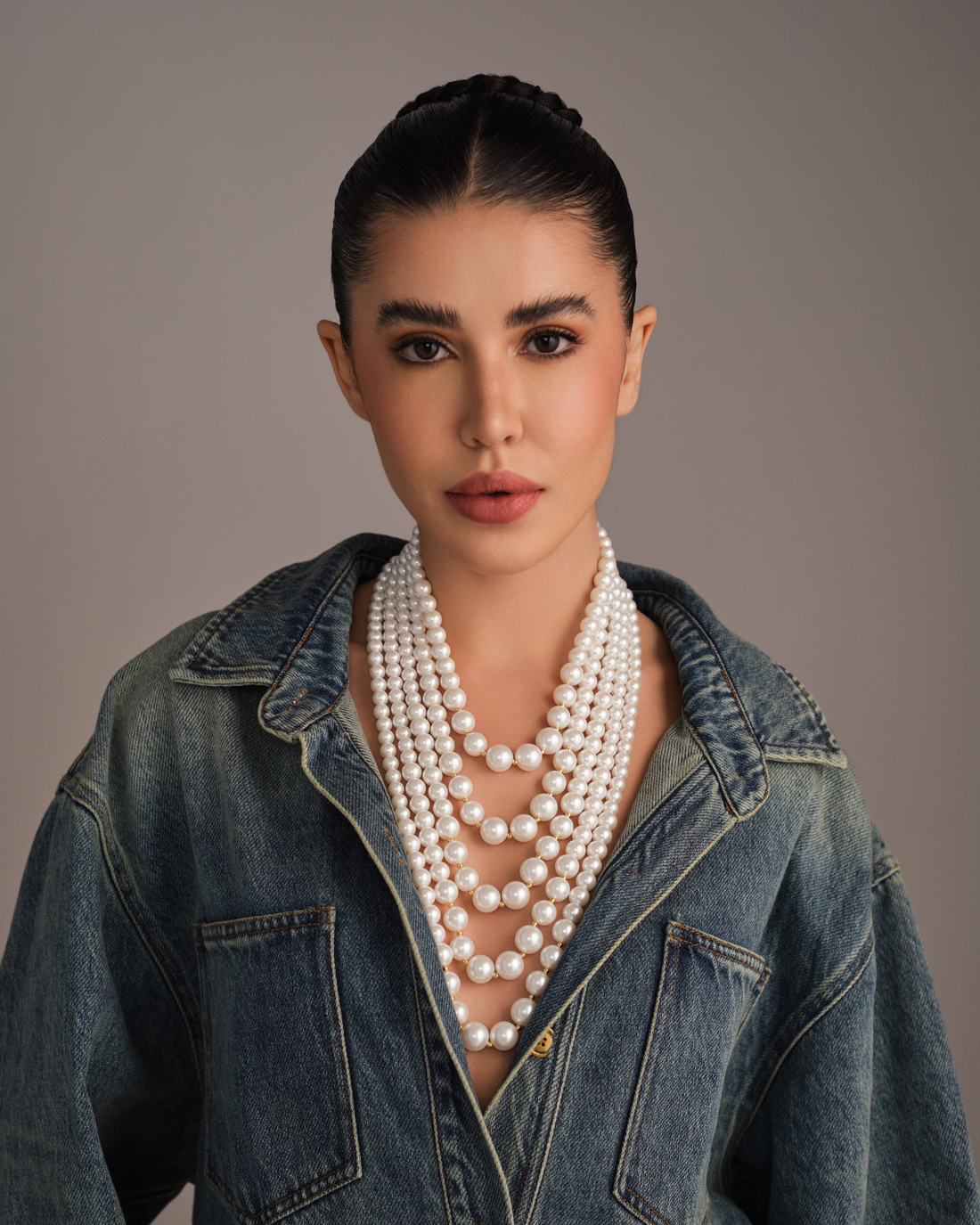 Graded Layered Bandel Necklace