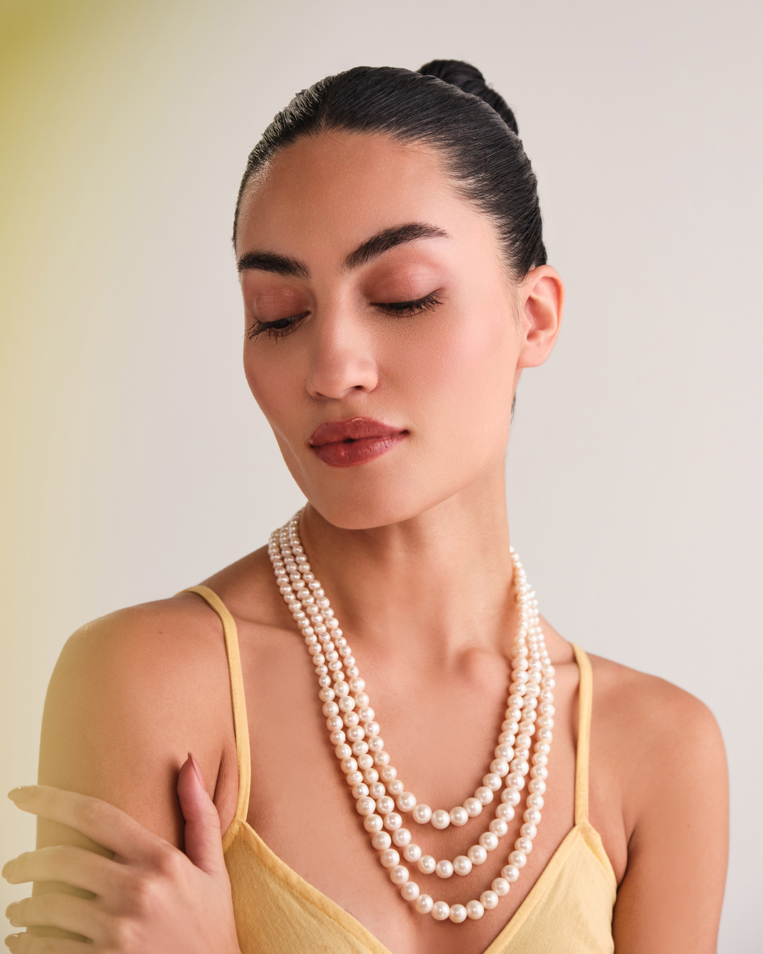 Triple Graded Pearls - Natural