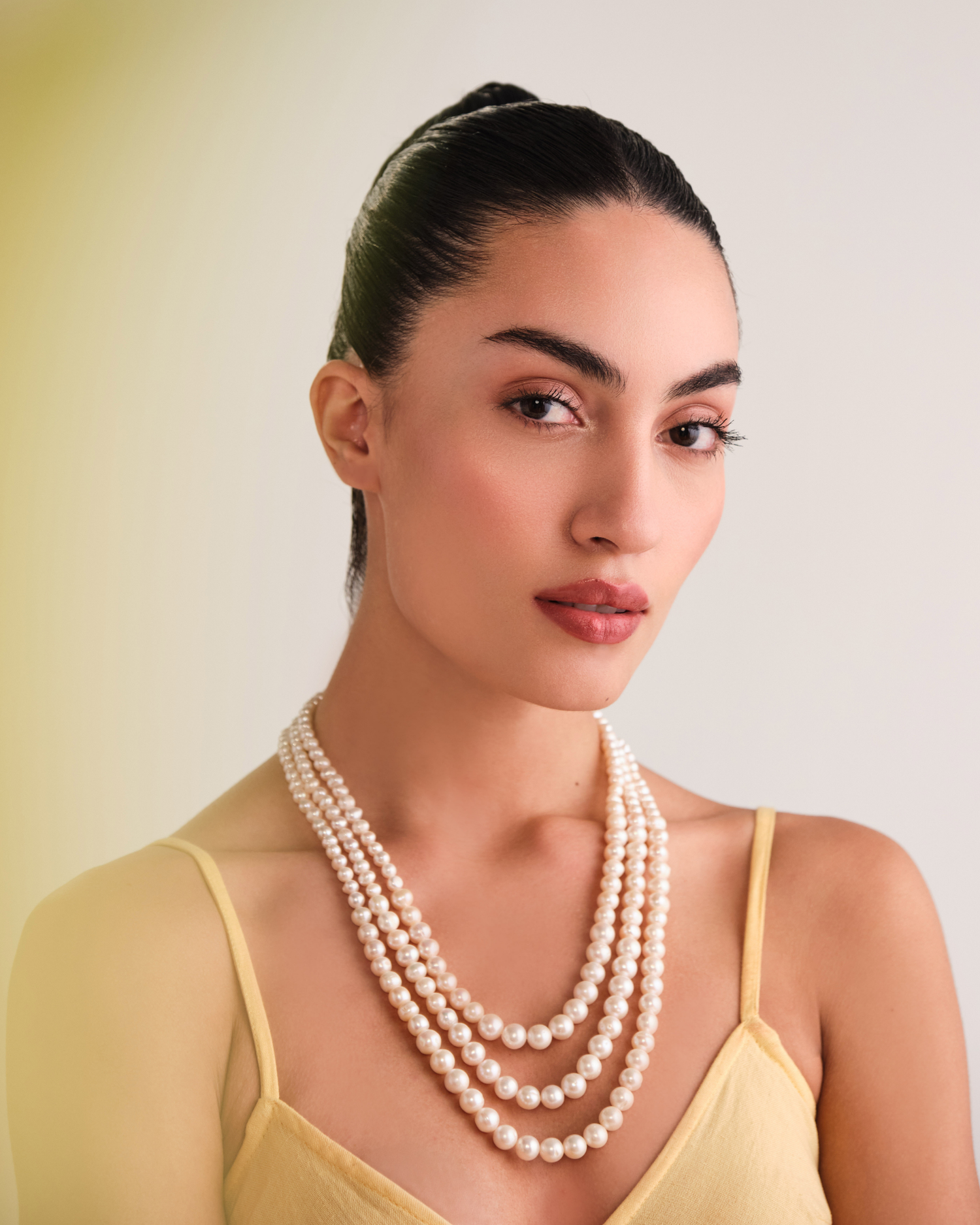 Triple Graded Pearls - Natural