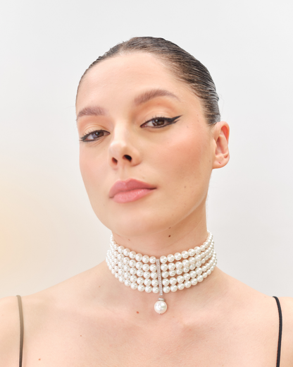Victorian Pearl Choker