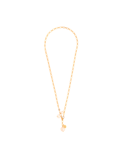 Tri-Pearl Linked Chain