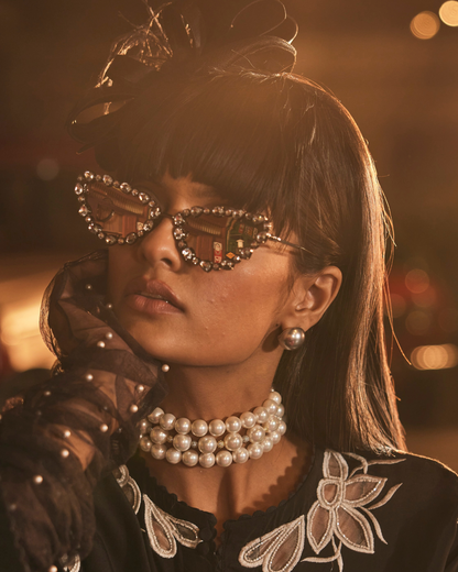 20mm Pearl Studs - Silver