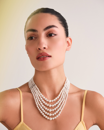 Victorian Pearl Necklace