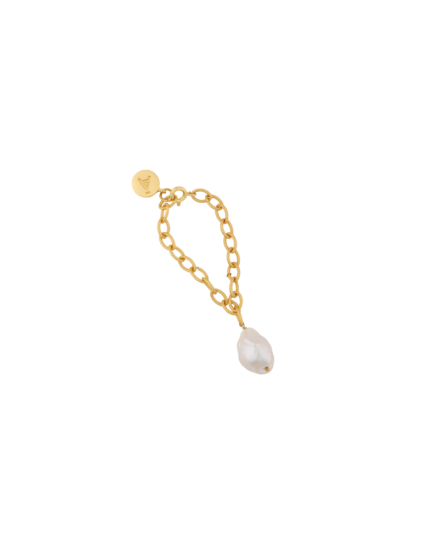 Baroque Linked Pearl Watch Charm