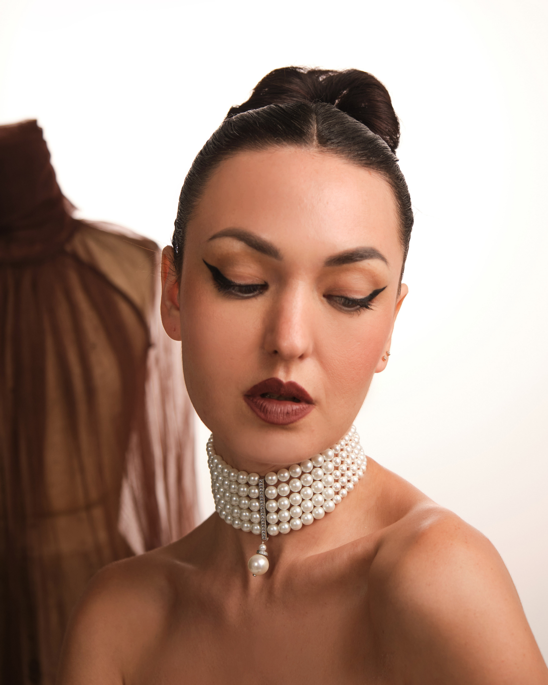 Victorian Pearl Choker