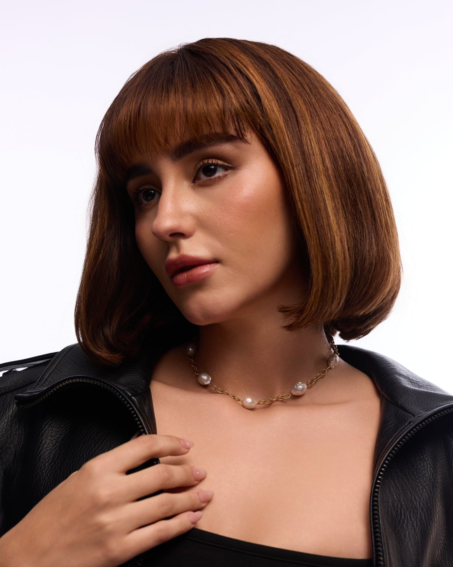 Baroque Linked Pearl Chain