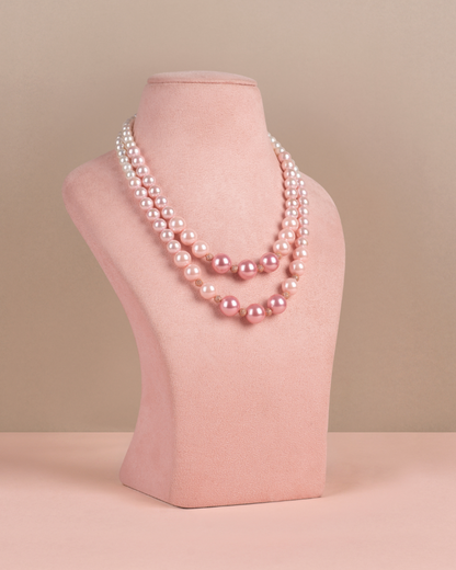 Double Graded Pearls with Swarovski