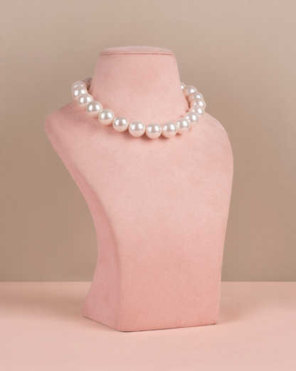 Emily Pearl Necklace - White