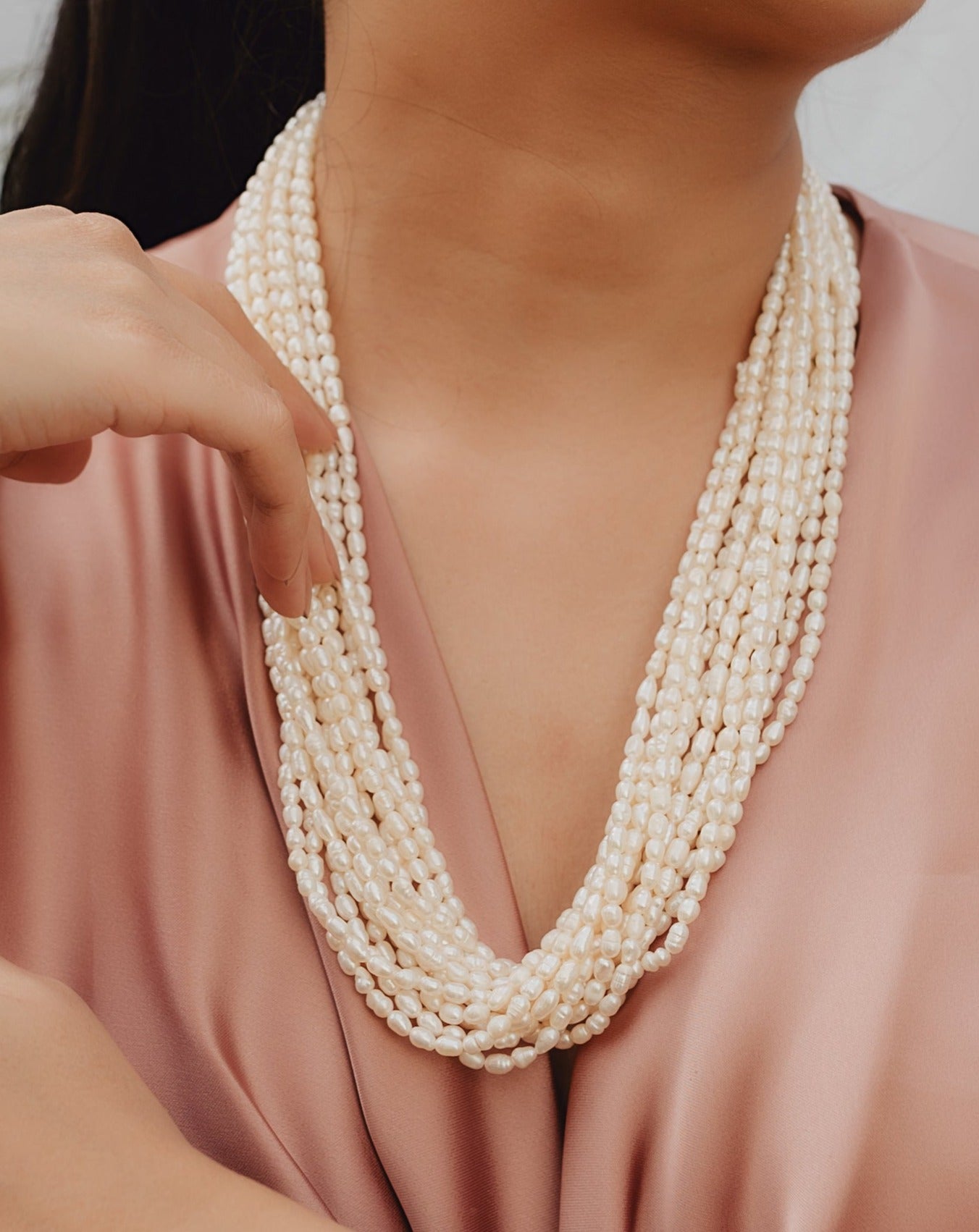 Twisted Rice Pearls - Anaash