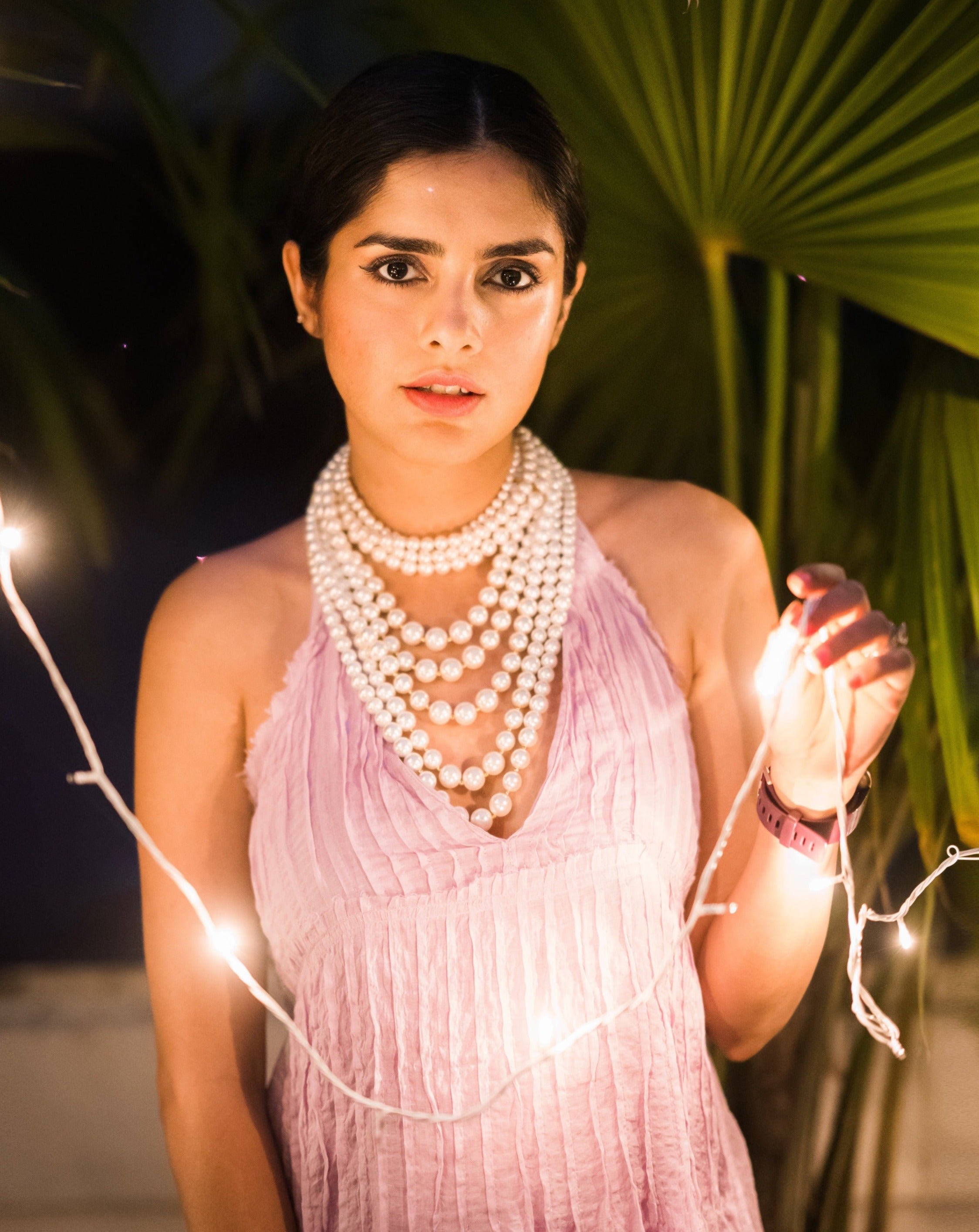 Graded Classic White Necklace - Anaash