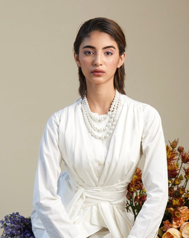 Graded Triple - White with Swarovski - Anaash