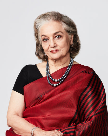 Double Graded Pearls - Dark Silver with Swarovski