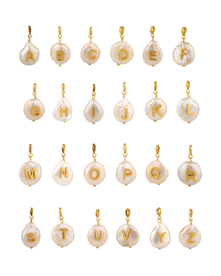 Initial Pearl Necklace - Anaash